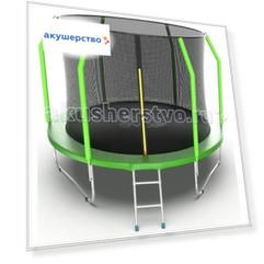 EVO Jump Батут Cosmo с внутренней сеткой и лестницей 10ft