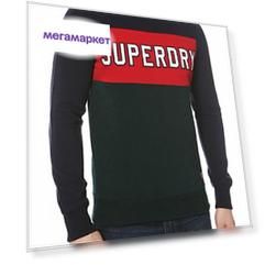 Толстовка мужская Superdry синия L