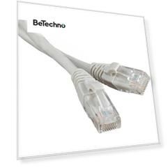 Патч-корд Netko СКС UTP4 cat.5e, 0.5м, литой коннектор, синий