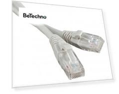 Патч-корд TWT TWT-45-45-15-GY RJ45 - RJ45, 4 пары, UTP, категория 5е, 15 м, серый