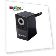 Механическая точилка Brauberg BlackJack, чёрная