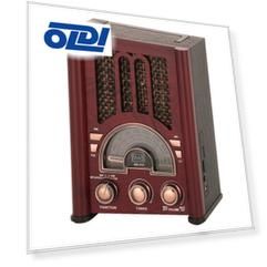 Радиоприемник MAX MR-410 Ретро стиль, AM/FM/SW/Bluetooth/USB, Красное дерево