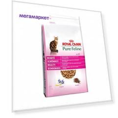 Сухой корм для кошек ROYAL CANIN Pure Feline Beauty, для красоты шерсти, утка, 0,3кг