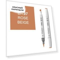 Маркер спиртовой BRUSH Touch Twin цв. BR97 розово-бежевый