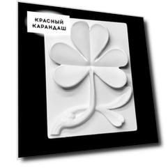 Гипс Орнамент "Ветка клевера"