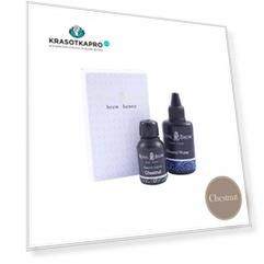 Royal Brow, Набор для окрашивания бровей Chestnut