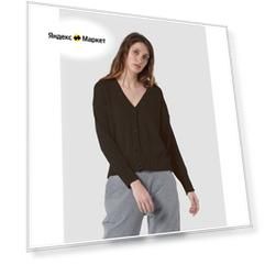 Свитер женский, La Martina, модель: SWS001, цвет: черный, размер: 3