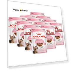 Корм для стерилизованных котят мясное ассорти 12 шт. х 85 г