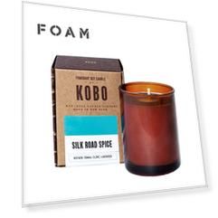 KOBO KOBO Свеча SILK ROAD SPICE компактная в стекле 85 гр