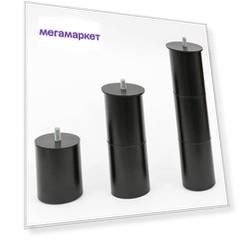 Мебельная ножка Аскона Ergomotion 4 шт, черный