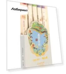 Фломастеры двусторонние для точечной росписи, 5 цветов