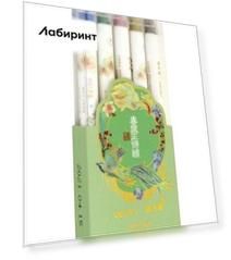 Фломастеры двусторонние для точечной росписи, 5 цветов