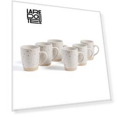 Комплект из шести керамических кружек LaRedoute