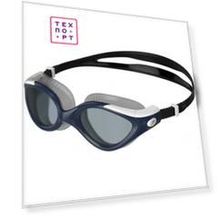 Очки для плавания Speedo Futura Biofuse Flexiseal, арт. 8-11314F985, ДЫМЧАТЫЕ линзы, синяя оправа