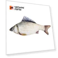 Игрушка для кошек в форме рыбы с кошачьей мятой, 21 см