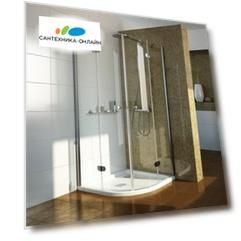 Душевой уголок GuteWetter Lux Meliori GK-102 90x90 см стекло бесцветное, профиль хром