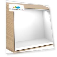 Полка Villeroy & Boch Finion G580GFPC oak veneer, glossy white lacquer