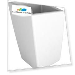 Кашпо Rostok Flox Р 680 белое