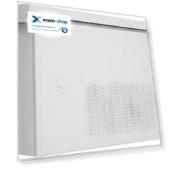 Шкаф настенный 19", 9U TLK TWK-098256-M-GY климатический, Lite, IP55, Ш821хВ615хГ566 мм, цвет серый, муар, RAL 7035 (не укомплектованный)