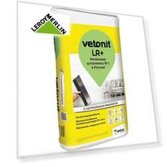 Шпаклёвка полимерная финишная Vetonit LR Plus silk 20 кг
