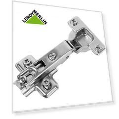 Демпфер дверной Glissando TL2 и 2 петли Easyfix 6х10х2.5 см