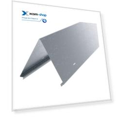 Двускатная крышка на лоток DKC SKS334ZL осн. 400 мм, длина 1500 мм, сталь, цинк-ламель, "S5 Combitech"