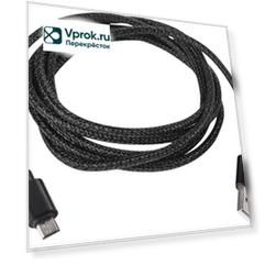 Кабель Rombica Digital AB-04B Micro USB to USB cable черный 2м