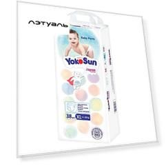 YOKOSUN Подгузники-Трусики XL (12-20 кг), 38 шт. 0.012