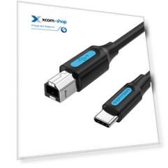 Кабель интерфейсный Vention CQUBF Type C M/USB 2.0 BM - 1 м.