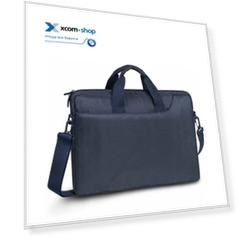 Сумка для ноутбука Riva 8035 DARK BLUE темно-синяя, 15.6", полиэстер