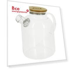 Заварочный стеклянный чайник Pomi d'Oro