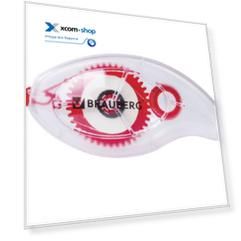 Корректор BRAUBERG Red Power 222053 лента, 5 мм х 8 м, в упаковке с европодвесом