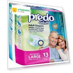 Подгузники для взрослых Predo Adult размер L 13 штук