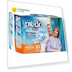 Подгузники для взрослых Predo Adult размер M 30 штук