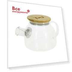 Заварочный стеклянный чайник Pomi d'Oro Neri P250085