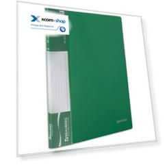 Папка BRAUBERG 221589 10 вкладышей стандарт, зеленая, 0,5 мм