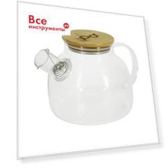 Заварочный стеклянный чайник Pomi d'Oro Neri P250087