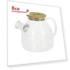 Заварочный стеклянный чайник Pomi d'Oro Neri P250088