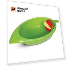 Triol Ванночка для птиц Листочек 190х90х40 мм