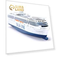 Модель круизного парома Siku Silja Symphony, 1:1000