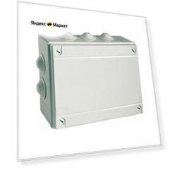 Коробка распределительная DKC 54200 с кабельными вводами, IP55, 240х190х90мм, "Express"