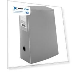 Короб BRAUBERG Energy 236855 архивный, 330х245 мм, 100 мм, пластик, разборный, до 900 листов, серый, 0,9 мм