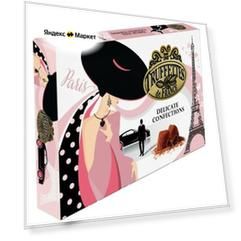 Подарочный набор Chocmod Truffettes de France Шоколадные конфеты Трюфели Fancy, 500г