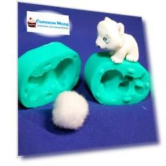 Молд силиконовый 3D Медвежонок