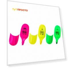 Набор текстовыделителей Юнландия 3шт мини ассорти неончики 151764