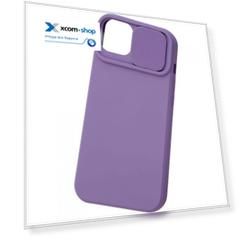 Чехол UNBRÖKE УТ000027799 soft case with camera slider для iPhone 13 Pro, фиолетовый