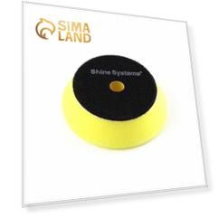 Полировальный круг Shine Systems DA Foam Pad Yellow, антиголограммный, желтый, 75 мм