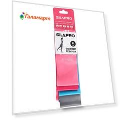 SILAPRO Набор фитнес резинок 5шт (2,5кг, 4,5кг,7кг, 9кг, 14кг), 60х5см, латекс