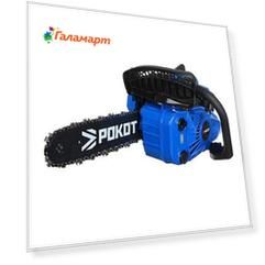 РОКОТ Бензопила (мини) 25 см3, 0,9кВт, шина 12" (30 см) шаг цепи: 3/8 (0.375) дюйм