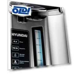 Термопот Hyundai HYTP-5840 750 Вт серебристый чёрный 4 л металл/пластик